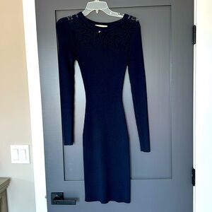 Michael Kors long sleeve body con dress